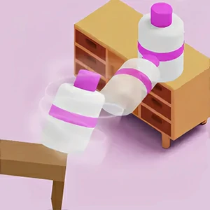 Bottle Flip gameplay screenshot - similar to Triangle Wars