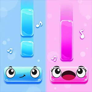 Duet Tiles Rhythm Music gameplay screenshot - similar to Emergency Jam