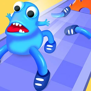 Leggy Rush gameplay screenshot - similar to Jelly Collapse