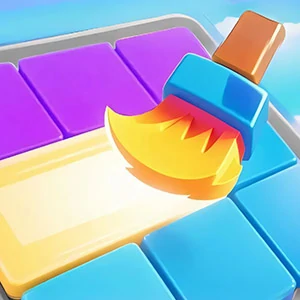 Color Block Puzzle gameplay screenshot - similar to Mini Train