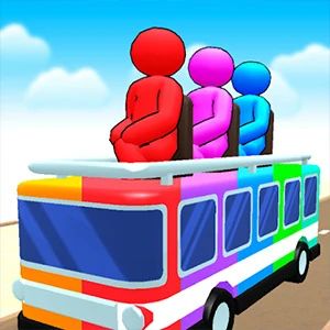 Bus Jam Sort gameplay screenshot - similar to Sort Water Now