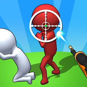 Stickman Sniper Western Gun gameplay screenshot - similar to Ninja boy 2