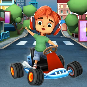 Kart Hooligans gameplay screenshot - similar to Spider Evolution Runner