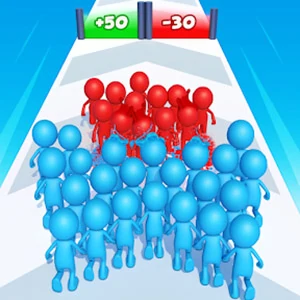 Stickman Count Masters gameplay screenshot - similar to Side Ball
