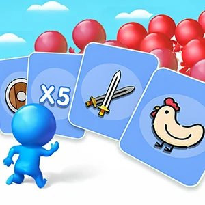 Card Battle gameplay screenshot - similar to Gear Madness