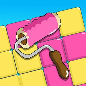 Paint Tiles Puzzle gameplay screenshot - similar to Yummi Cookie