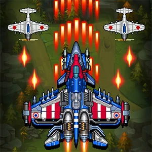 1945 Air Force Airplane gameplay screenshot - similar to Lollipop Stack Run