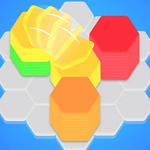 Hexagon Puzzle Quest gameplay screenshot - similar to Rotated Cups
