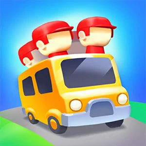 Mart Puzzle Bus Jam gameplay screenshot - similar to Knit Stack