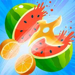 Fruit Slicer Classic gameplay screenshot - similar to Spider Warrior