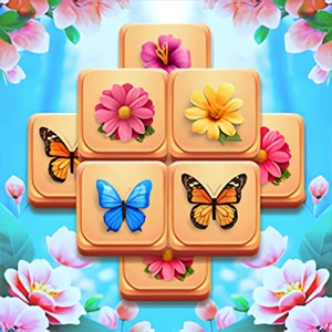Mahjong amazing garden gameplay screenshot - similar to Capybara Screw Jam