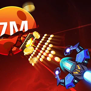 Space Blast gameplay screenshot - similar to Math Nerd