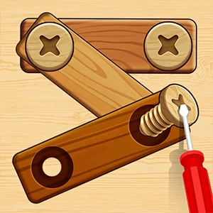 Wood Screw Puzzle gameplay screenshot - similar to Move It