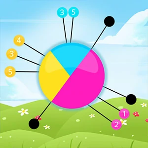 Color Pin gameplay screenshot - similar to Geometry Tower
