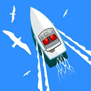 Drive Boat gameplay screenshot - similar to Card Shuffle Sort