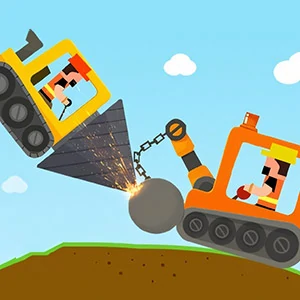 Robot Wars gameplay screenshot - similar to Screamals