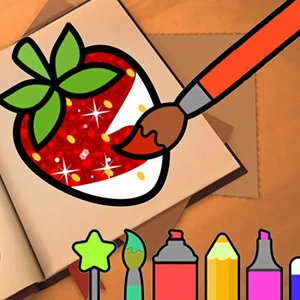 Paper Color Painting gameplay screenshot - similar to Push Block