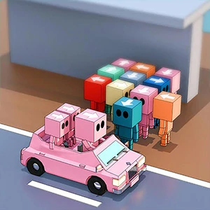 Block Jam 3D gameplay screenshot - similar to Bus Go