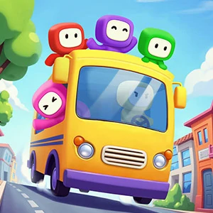 Bus Travel gameplay screenshot - similar to Fish Evolution
