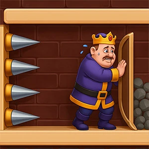 Princess Rescue Fruit Connect gameplay screenshot - similar to Gobble