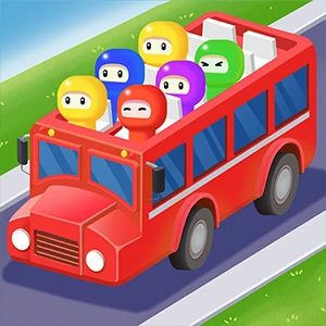 Bus Go gameplay screenshot - similar to Num Link