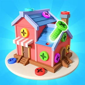 Screw Sort 3D Screw Puzzle gameplay screenshot - similar to Dig It
