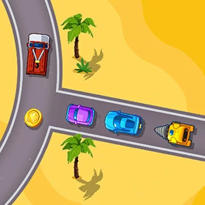 Road Turn 2 gameplay screenshot - similar to Knit Stack