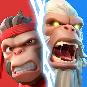 Age of Apes Run gameplay screenshot - similar to Capybara Screw Jam