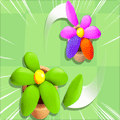 Flower Jam gameplay screenshot - similar to Stack The Log