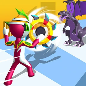 Energy Superman 3D gameplay screenshot - similar to VirusAttack