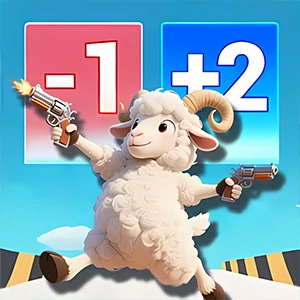 Pretty Sheep Run gameplay screenshot - similar to Dash Rocket