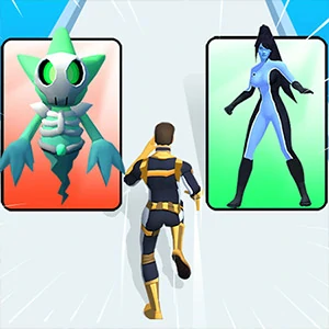 Heroes Assemble gameplay screenshot - similar to Dash Rocket