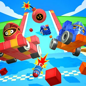 Bumper Car Demolition Race gameplay screenshot - similar to Explosive speed