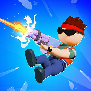 Crazy Counter Attack gameplay screenshot - similar to Mr Slice