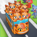 Animal Bus Traffic Jam gameplay screenshot - similar to Circuit Master 2