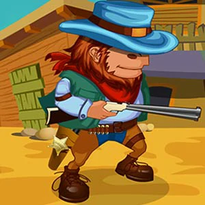 One Hand Cowboy gameplay screenshot - similar to Skeet Challenge