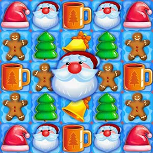 Christmas Sweeper gameplay screenshot - similar to Cooking Tile