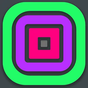 Rrings gameplay screenshot - similar to Stack Maze