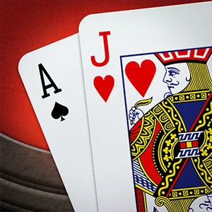 Blackjack gameplay screenshot - similar to Draw Attack