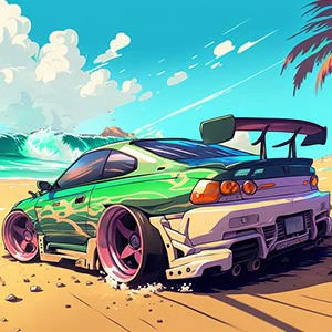 Drift Racers gameplay screenshot - similar to Fast Fruit