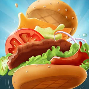 Epic Hamburger gameplay screenshot - similar to Cross Path