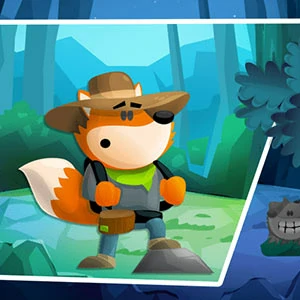 Fox Adventurer gameplay screenshot - similar to HarryDown