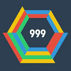 Hextris gameplay screenshot - similar to Ball Evolution Run