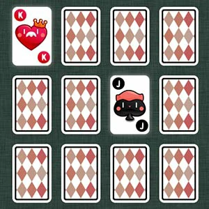 CSS3 Matching Game gameplay screenshot - similar to Cyclops Ruins