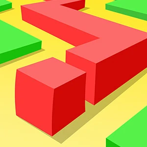 Music Line gameplay screenshot - similar to Ski Master 3D