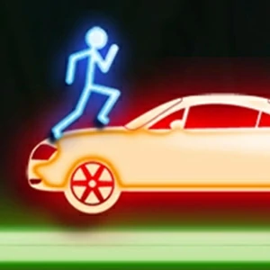 Neon Man gameplay screenshot - similar to Ghost Walker