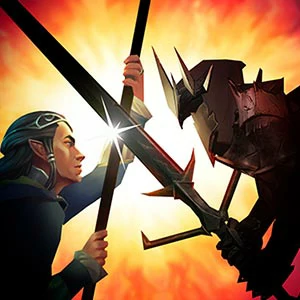 The Hobbit - Orc Attack gameplay screenshot - similar to Square Stacker
