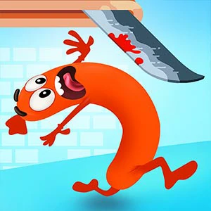 Run Sausage Run gameplay screenshot - similar to Math Freak