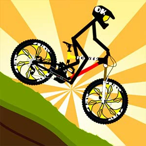 Super Stickman Biker gameplay screenshot - similar to Spider Evolution Runner