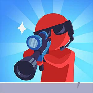 Blocky Sharpshooter gameplay screenshot - similar to NinjaAction